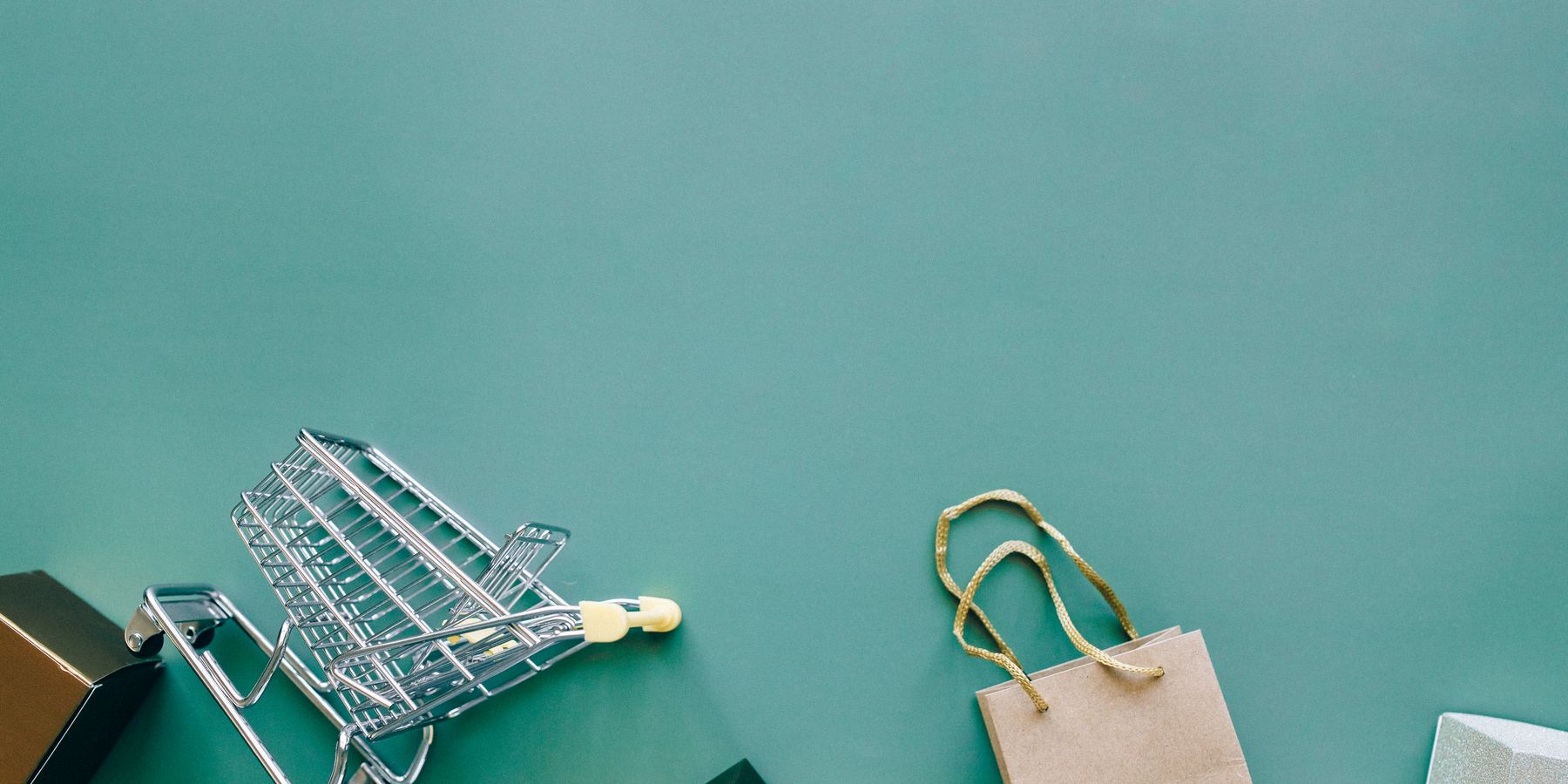 A shopper browsing colourful items in a bright market setting